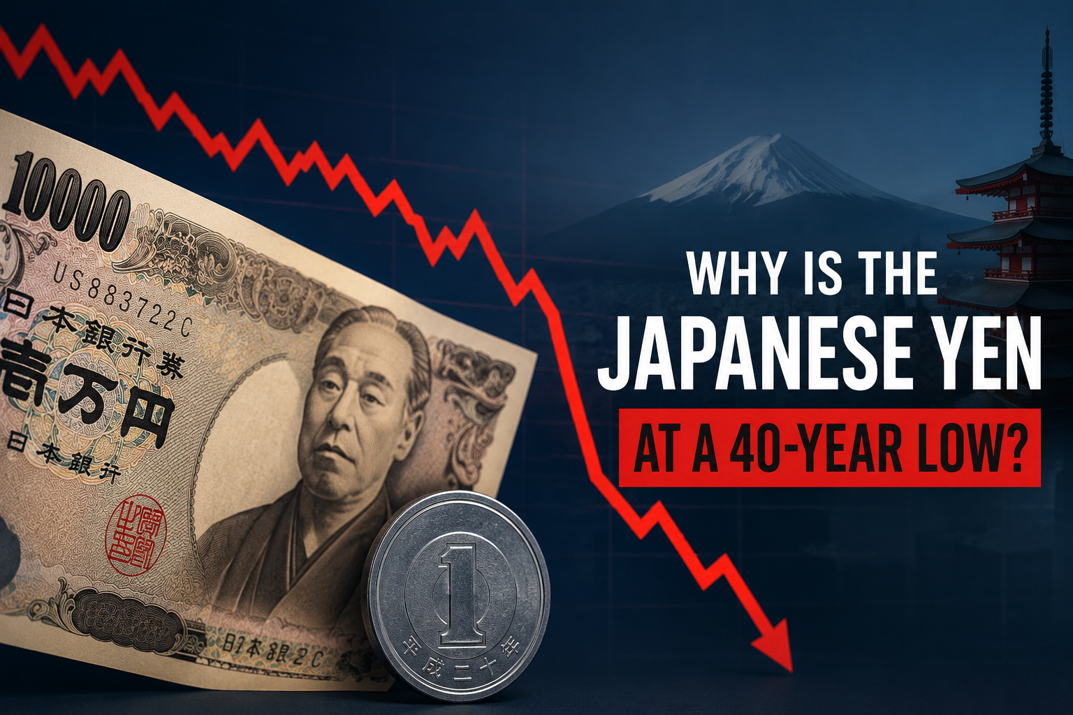 Why Is the Japanese Yen So Weak? Understanding Japan’s 40-Year Currency Low